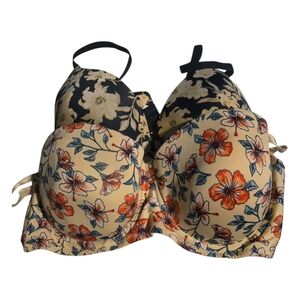 Floral Print Women's Bra